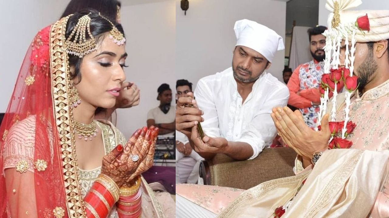 Cricketer Shivam Dube Marries Longtime Girlfriend Anjum Khan; See Pics